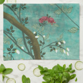 美しいヴィンテージアンティーク キッチンタオル (折り畳み)