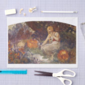 美しいヴィンテージアートデコパージ 薄葉紙 (クラフト)