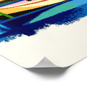 美しいヴィンテージイタリアン旅行 ポスター (角)