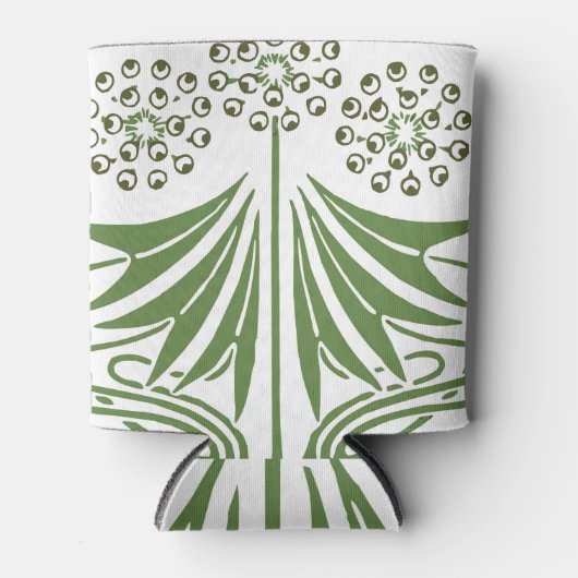 美しいヴィンテージイラストレーション 缶クーラー (正面)