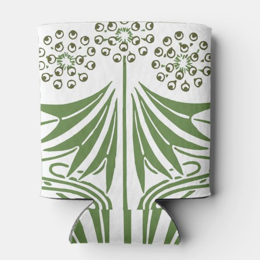 美しいヴィンテージイラストレーション 缶クーラー (裏面)