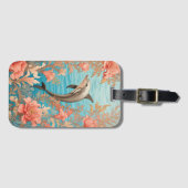 美しいヴィンテージイルカ ラゲッジタグ (正面横)