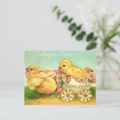 美しいヴィンテージイースターポストカード ポストカード (スタンド正面)