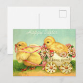 美しいヴィンテージイースターポストカード ポストカード (正面/裏面)