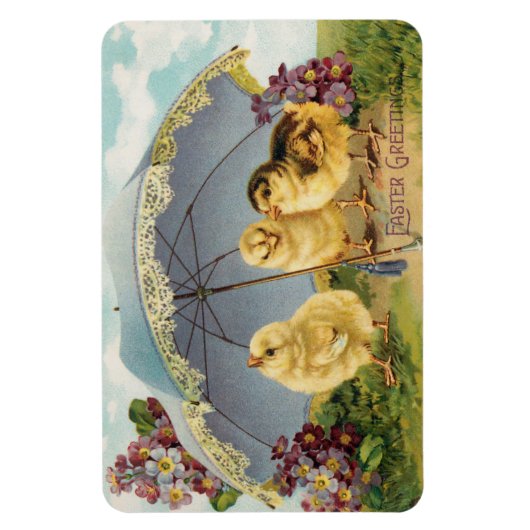 美しいヴィンテージイースター マグネット (縦)
