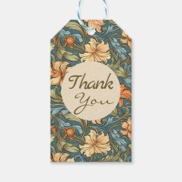 美しいヴィンテージウィリアムモリスフローラアート ギフトタグ