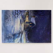 美しいヴィンテージウィンターズナイトパズル ジグソーパズル (横)