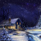 美しいヴィンテージウィンターズナイトパズル ジグソーパズル