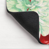 美しいヴィンテージエレガント牡丹 マウスパッド (コーナー)