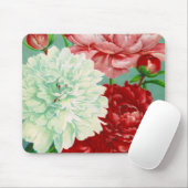 美しいヴィンテージエレガント牡丹 マウスパッド (マウス)