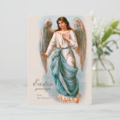 美しいヴィンテージエンジェルイースターの挨拶 シーズンカード (スタンド正面)