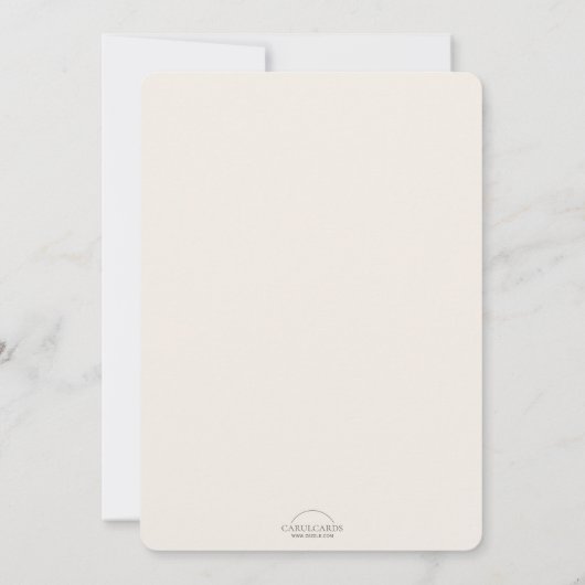 美しいヴィンテージエンジェルイースターの挨拶 シーズンカード (裏面)