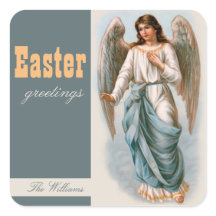 美しいヴィンテージエンジェルイースターの挨拶