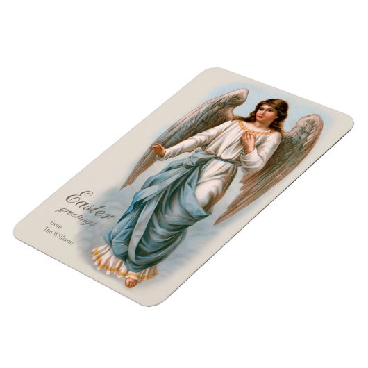 美しいヴィンテージエンジェルCC1092イースターの挨拶 マグネット (左側)