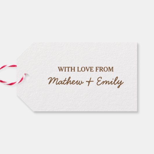 美しいヴィンテージカークリスマスグリーティング ギフトタグ (裏面横)