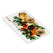 美しいヴィンテージカークリスマスグリーティング マグネット (右側)