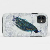 美しいヴィンテージクジャクパーソナライズされたト Case-Mate iPhoneケース (裏面(横))