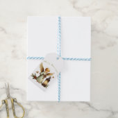 美しいヴィンテージクリスマスエンジェル ギフトタグ (より糸付き)