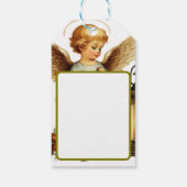 美しいヴィンテージクリスマスエンジェル ギフトタグ (裏面)