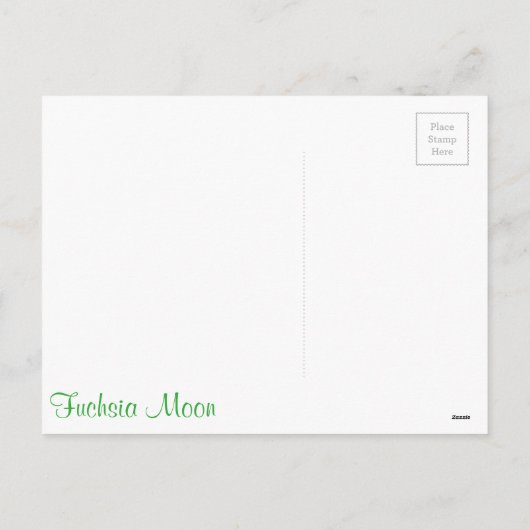 美しいヴィンテージクリスマストインデナー&ガール シーズンポストカード (裏面)