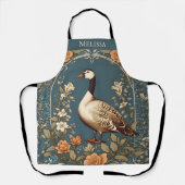 美しいヴィンテージグースウィリアムインスパイアモリス エプロン (正面)