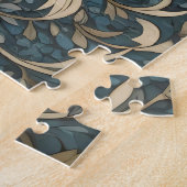 美しいヴィンテージグースウィリアムインスパイアモリス ジグソーパズル (側面)