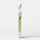 美しいヴィンテージサボテン、多汁、サボテンブルーミ Case-Mate iPhoneケース (裏面 / 左)