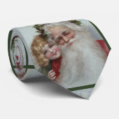 美しいヴィンテージサンタクロースとガールネックタイ ネクタイ (ロール)