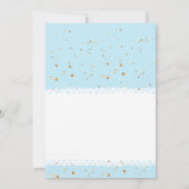 美しいヴィンテージテディベア1st誕生日 招待状 (裏面)