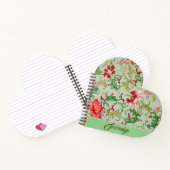 美しいヴィンテージデザインパーソナライズされたノート ノートブック (内部)