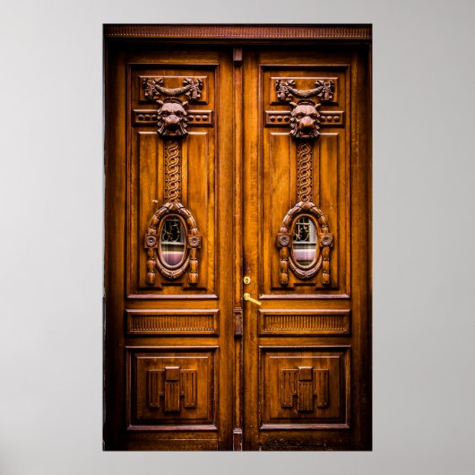 美しいヴィンテージドア ポスター (正面)