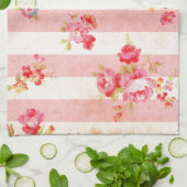 美しいヴィンテージバラその他の花 キッチンタオル (折り畳み)