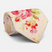 美しいヴィンテージバラその他の花 ネクタイ (ロール)