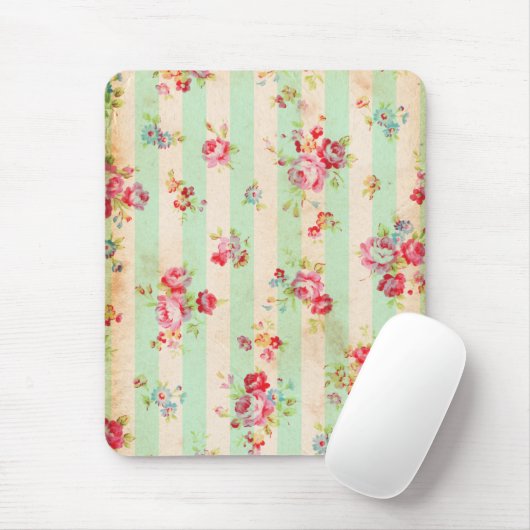 美しいヴィンテージバラその他の花 マウスパッド (マウス)