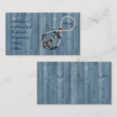 美しいヴィンテージバラフローラいかり無限 名刺 (正面/裏面)