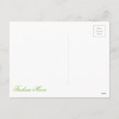 美しいヴィンテージバレンタインデー&バラバスケット シーズンポストカード (裏面)