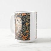 美しいヴィンテージバーンドルウィリアムインスパイアモリス コーヒーマグカップ (正面左)