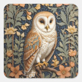 美しいヴィンテージバーンドルウィリアムインスパイアモリス スクエアシール (正面)