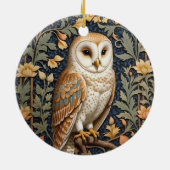 美しいヴィンテージバーンドルウィリアムインスパイアモリス セラミックオーナメント (裏面)