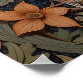 美しいヴィンテージバーンドルウィリアムインスパイアモリス ポスター (角)