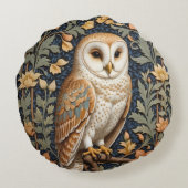 美しいヴィンテージバーンドルウィリアムインスパイアモリス ラウンドクッション (裏面)