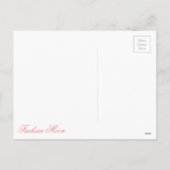 美しいヴィンテージビクトリアンバラバレンタイン シーズンポストカード (裏面)