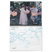 美しいヴィンテージファインアート油彩画2026壁 カレンダー (2月 2026)