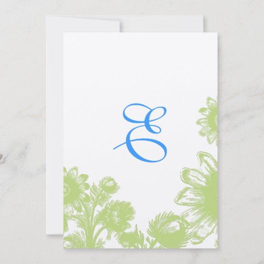 美しいヴィンテージフラワー結婚式招待状 招待状