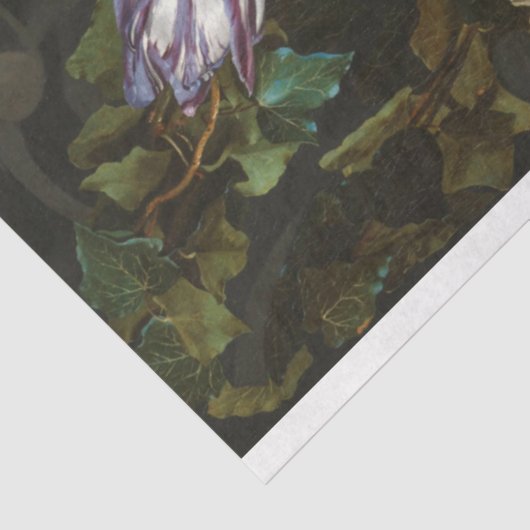 美しいヴィンテージフランスの花模様の分離紙 薄葉紙 (詳細)