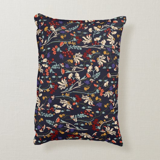 美しいヴィンテージフローラルパターンの多くの種類  アクセントクッション (裏面(縦))