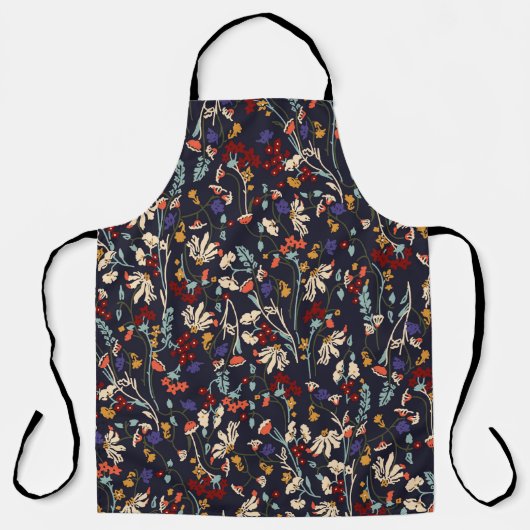 美しいヴィンテージフローラルパターンの多くの種類  エプロン (正面)