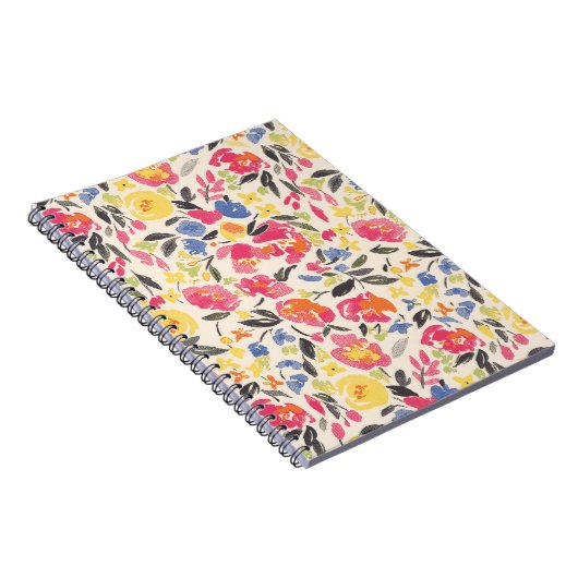 美しいヴィンテージフローラルパターンの多くの種類 ノートブック (右側)