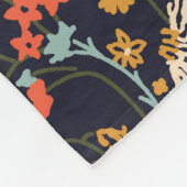 美しいヴィンテージフローラルパターンの多くの種類  フリースブランケット (角)