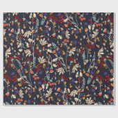 美しいヴィンテージフローラルパターンの多くの種類  ラッピングペーパー (フラット)